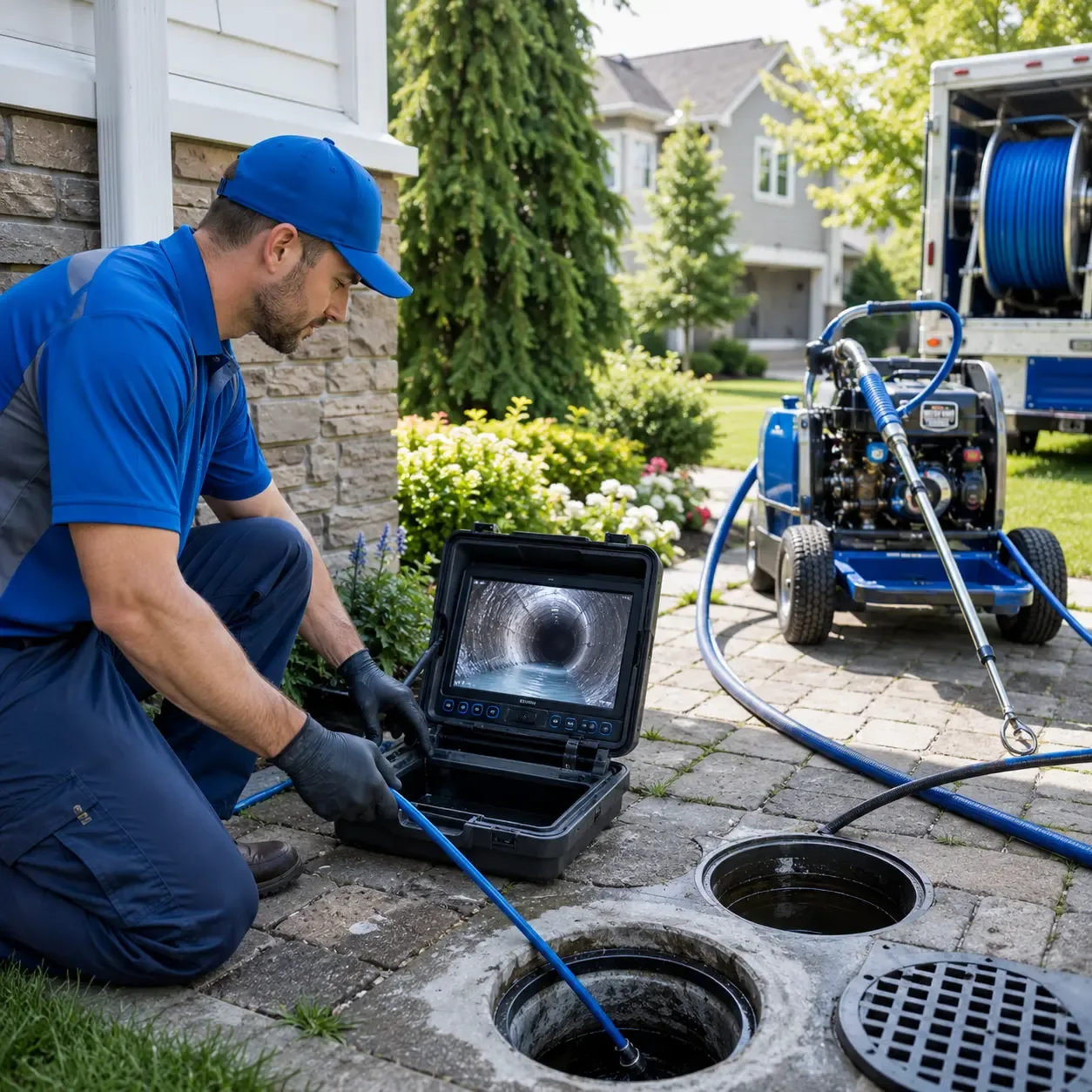 Outdoor drain cleaning professionals serving Lewiston Woodville, NC